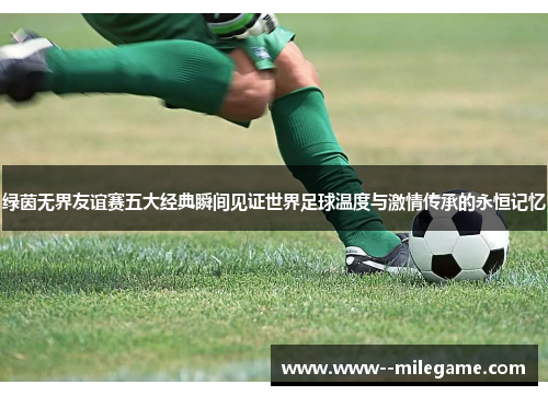 绿茵无界友谊赛五大经典瞬间见证世界足球温度与激情传承的永恒记忆